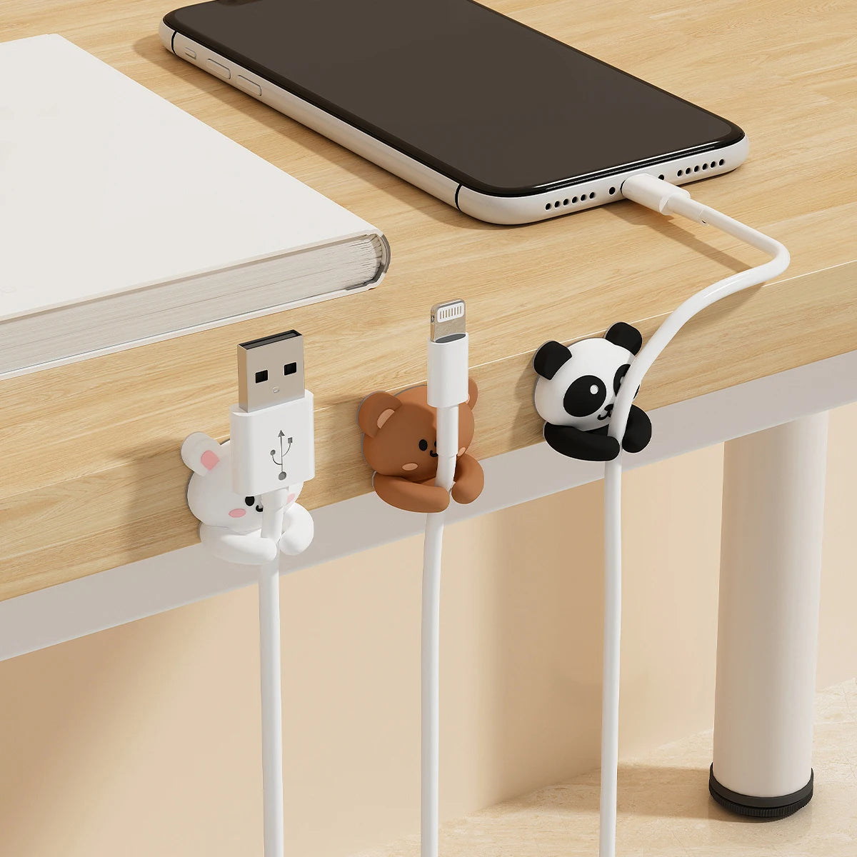 🔌 EasyTrip™ Cute Cable Organizer