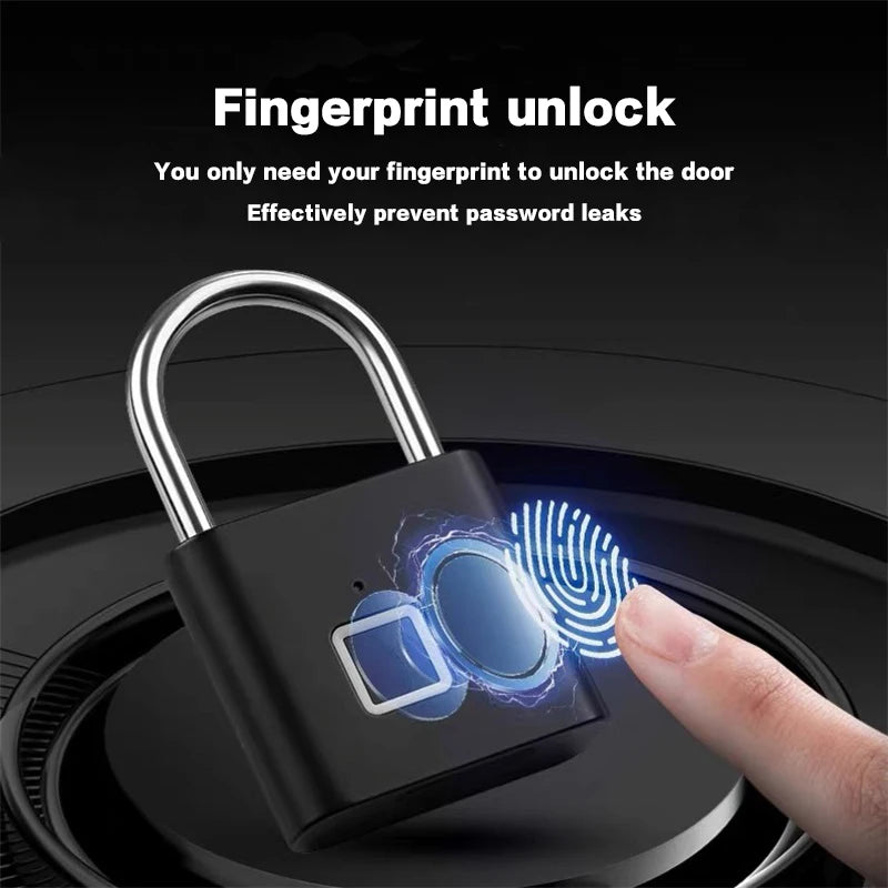 🔒 Easy SafeTrip™ Magnetic Fingerprint Lock
