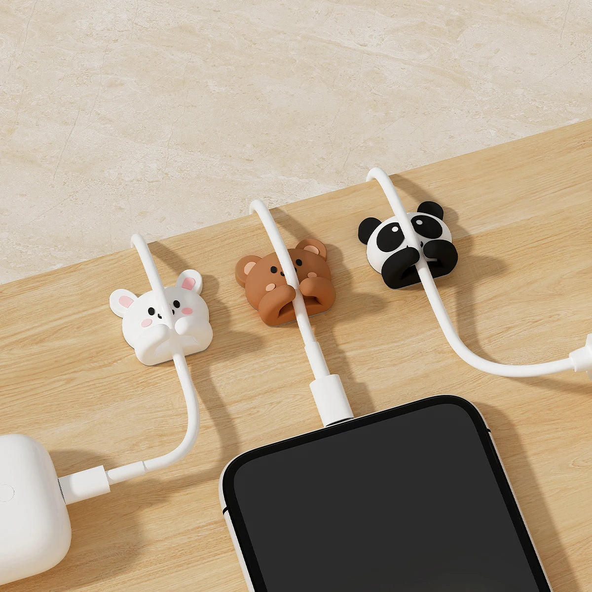 🔌 EasyTrip™ Cute Cable Organizer