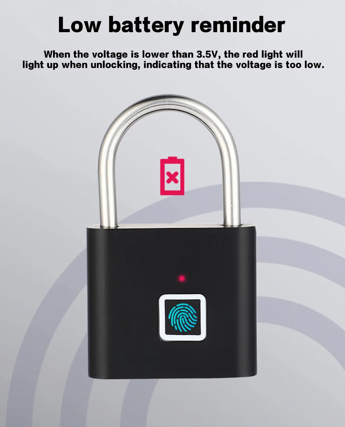 🔒 Easy SafeTrip™ Magnetic Fingerprint Lock